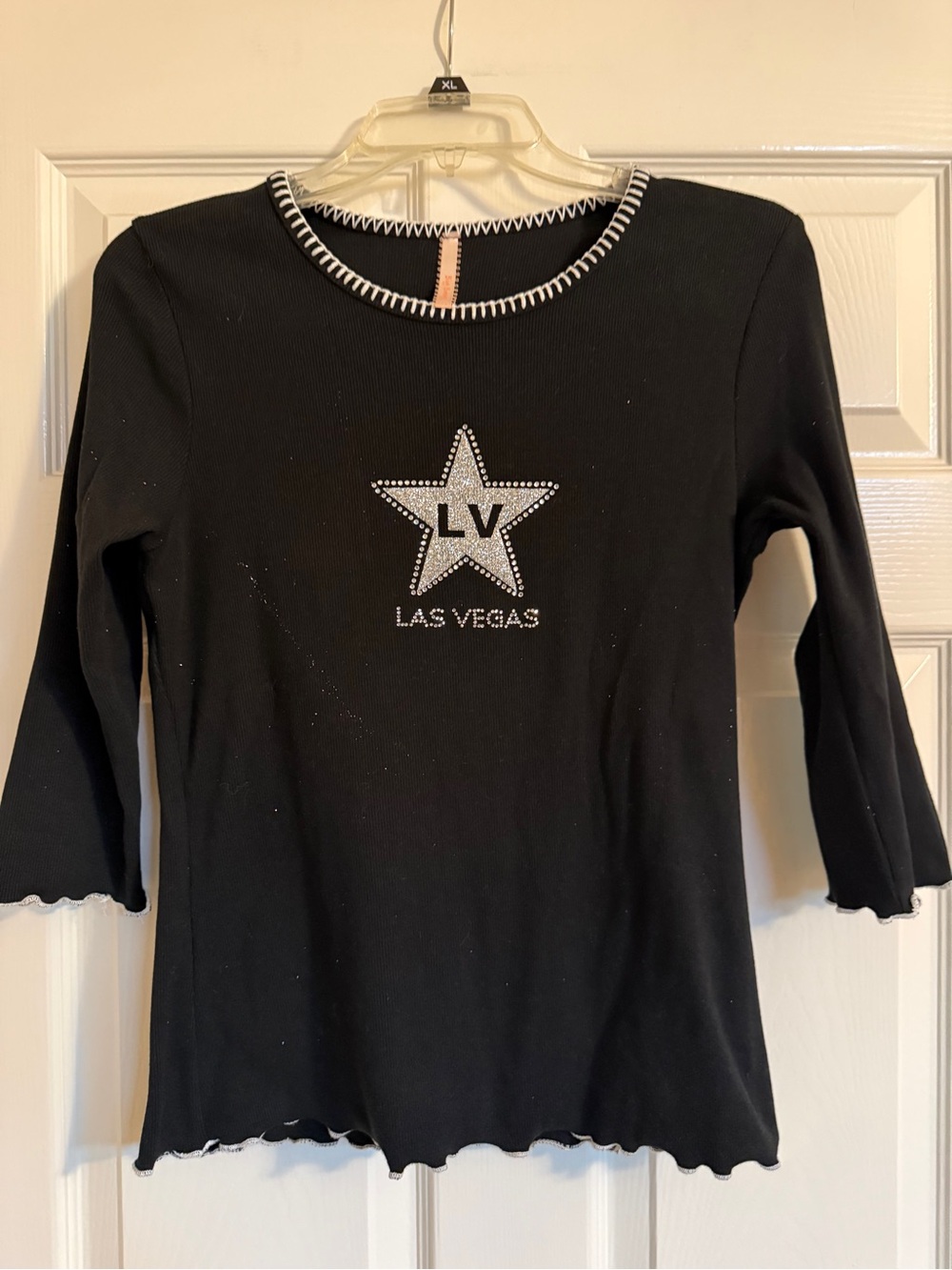 LAS VEGAS Glitter Top Fits up to XL